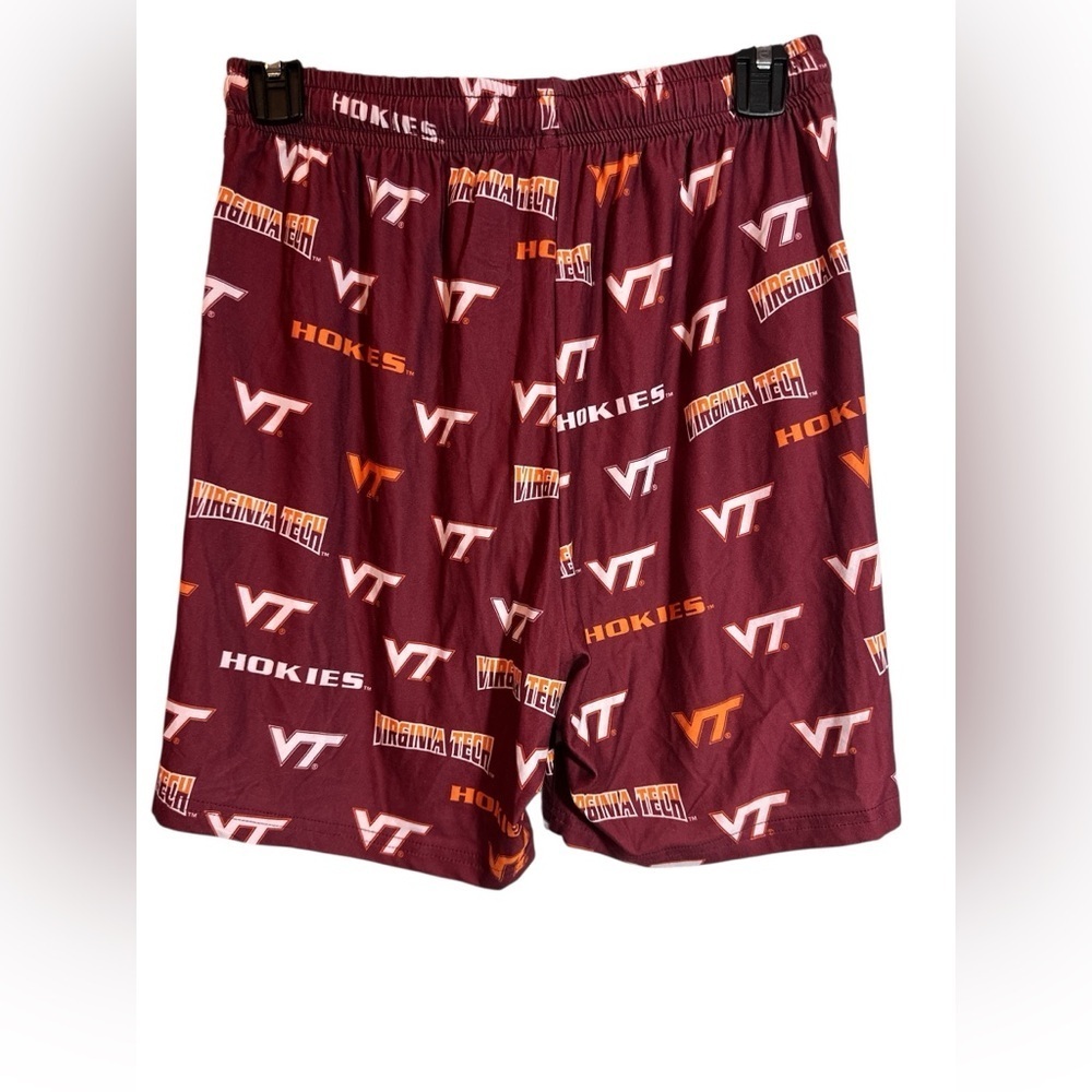 Concepts Sports Virginia Tech Hokies Maroon Mens Unisex Sleep Shorts NEW - Picture 2 of 4
